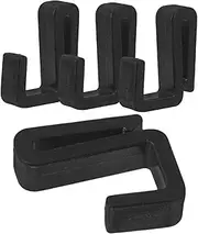 WHAMVOX Versatile Use Hooks Plastic Coating Easy Installation Stylish Design Space Saving Coat Hook
