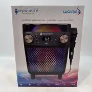 Singing Machine SML693 (New) Bluetooth Karaoke Machine Waves
