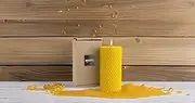 oojeXa, Beeswax Candles, Unique Candles as Emergency Candle Long Burning,%100 Pure Bees Wax Candles, Handmade Honeycomb for Home Decoration Prayer and Party