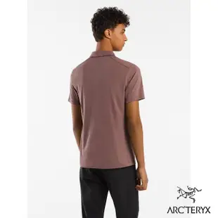 【Arcteryx 始祖鳥】男 Captive 短袖 POLO 衫(柔紫)