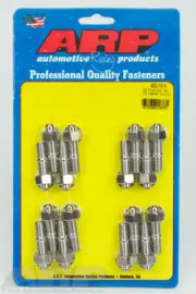 ARP 400-1414 Polished SB Ford 3/8 hex SS header stud kit