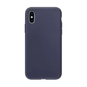 iPhone XS Max Compatible Case Cover With Liquid Silicone - Navy
