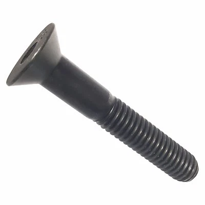 7/16-14 x 3-1/2" Flat Head Socket Cap Screws Grade 8 Steel Black Oxide Qty 5
