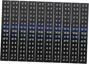ABOOFAN 10pcs Thermometer Sticker for Fish Tank Sticker by Numbers Temperature Display Sticker Label Sticker Labeling Stickers Adhesive Stickers Temperature Strips Paper Decorate Aquarium