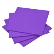 Purple EVA Foam Sheets 10 x 10 Inch 7mm Thickness for Crafts DIY Projects, 4 Pcs