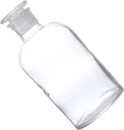 OSOLADY 1Pc Narrow Mouth Glass Reagent Bottle Graduated Liquid Reagent Bottle for Chemical Laboratory Use for Precise Measurements and Storage of Chemicals