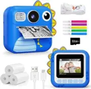 Kids Camera Instant Print, Toddler Cameras Birthday Instant Print Toys for Kids