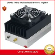 200KHz-10MHz 30W Broadband RF Power Amplifier LW MW SW Amp Input 15dBm 28V os67