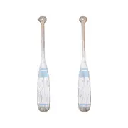 2PK Lavida Oar Rustic Large Home/Office Decor 99x14cm - Blue/White
