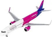 Pre-Built Model Aircraft 11CM 1/400 Large Scale Model Collectible Airplane for Wizz Air A321neo 9H-WAT Alloy Aircraft Aviation Display Piece Miniature Airplane Model