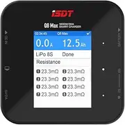 ISDT Q8 MAX Battgo Lipo Battery Charger/Discharger, Balance Charger Discharger 30A 1000W DC 2-8S LCD Display Digital Smart Battery Balance Charger Li-Po Li-Hv Li-Ion Li-Fe NiMH Ni-Cd Pb