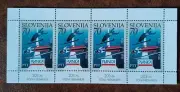 Slovenija 1994 Ski Cup "Planica '94" Mini-sheet with Name TONI NIEMINEN