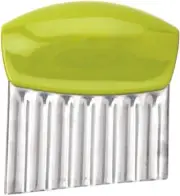 Wavy Crinkle Cutter Knife for Veggies, Fruits & Kids, BPA-Free