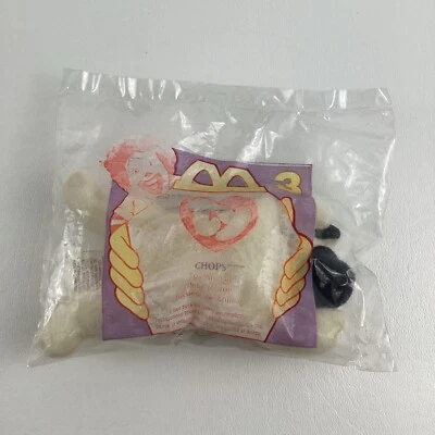 McDonald's Ty Plush #3 Stuffed Animal Toy Chops Lamb Vintage 1996 Sealed
