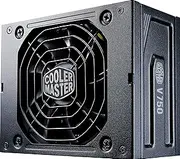 Cooler Master V750 SFX Gold - 750W 80 Plus Gold, Fully Modular Power Supply Unit, SFF/Mini-ITX PSU, Quiet 92mm FDB Fan, Semi-Fanless Mode, SFX-to-ATX Bracket, 10-Year Warranty - 750W