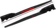 1.2m Side Skirt Extensions Universal Car Side Skirts Winglet Splitters Lip Compatible for BMW F30 F80 M3 F82 320i 325i 330i G30 G31 F10 F11(Black)