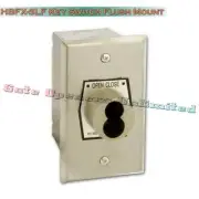 MMTC - HBFX-SLF Exterior Open-Close S-Type Key Switch Single Gang Flush Mount