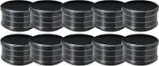 [Commercial Set Fukui Craft Hitsu, ABS, Made in Japan, Multi-Purpose Rice Bowl, Black Gold Line, Red Coating, Small (10 Guests)