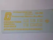 DM Custom Decals 1989 HO "CricketTown Central Railroad" ~ TS