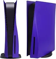 Disc Edition Face Plates Cover Skins Shell Panels for PS5 Console, Accessories for PlayStation 5 Protective Replacement Faceplates Dustproof Anti-Scratch (Purple)