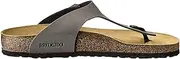 [Birkenstock] Gizeh Birko-Flor Birkibuc Sandal, 43 EU Size, Stone