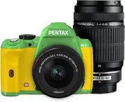 PENTAX Digital SLR Camera K-r W Zoom Kit Green/Yellow 053 K-rWZK GR/YE053