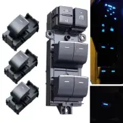 4x RHD LED Ice Blue Power Window Switch Button For Toyota RAV4 XA50 Corolla C-HR (for: Toyota)