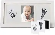 AIMALL Baby Hand and Footprint Inkless Print Kit - Safe Non-Toxic Ink-Free Wipe for Newborn Detailed Imprints, Pet Paw Prints - 4.72 x 3.15 Inches (No Frame)
