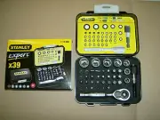 STANLEY EXPERT 39 PIECE PIECE SCREWDRIVER AND SOCKET BIT SET NEW 1-13-906