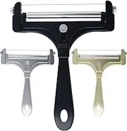 Wire Cheese Cutter Slicer Kit,Stainless Steel Cheese Slicer,Slicer with Adjustable Thickness Design Slicer with Handle Easy to Use Machine Washable Slicer Suitable for Butter Cheese(style2)