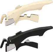 2 Pcs Removable Handle, Detachable Handle, Nonslip Pot Handles Replacement, Universal Pan Handle, Cookware Grip with Vertical Edges for All Cookware