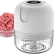 Electric Garlic Chopper | Garlic Pounder Tool | Kitchen Gadget Veggie Rolling Blender For Vegetables, Fruit, Meat, Nuts, Ginger & Chili