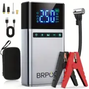 7500A Car Jump Starter Air Compressor, Power Bank, LED Flashlight, Portable Case