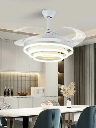 变频智能风扇灯吊扇灯客厅餐厅卧室隐形带电风扇吊灯