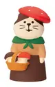 日本 DECOLE Concombre 蘑菇森林系列公仔/ 蘑菇貓女兒