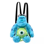 New Disney Sully & Mike Backpack Plush Style Monsters Inc. 20th Bag toy