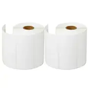 2Rolls Direct Thermal 750 Labels 4x2 For Zebra Eltron 2844 ZP450 ZP500 ZP505