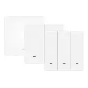 MOES Tuya ZigBe Wireless 9 Scene Switch Push Button Battery Powered Transmitter Smart Life App Automation 1/2/3 Gang Sma