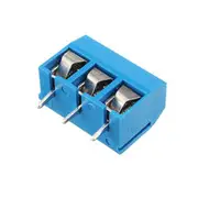 Excellway?&reg; 3 Pin 5.08mm Printed Circuit Board Connector Block Screw Terminals