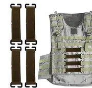 Backpack Molle Patch - 4Pcs Patches Molle Attachment Backpack Expansion Accessories | Simple Lightweight Molle System Accessories Molle Patches Display Strips for Backpacks