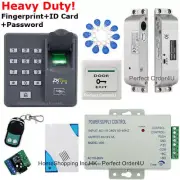 ZKTeco Fingerprint+RFID Card+Password Door Access Control +Door Drop Bolt Lock