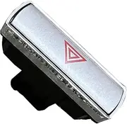 FKAUPUZTY Fit for Ford Fit for Mondeo Fit for S-MAX Fit for Galaxy 2007-10 Car Hazard Warning Indicator Light Switch Emergency Button Demist Sideslip(Used Second-Hand)