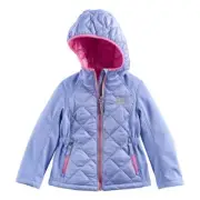 NWT Baby Girl ZeroXposur Eleanor Midweight Quilted Jacket PURPLE PINK SIZE 24M