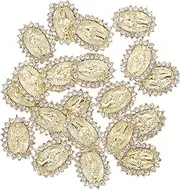 Ipetboom 20Pcs Decorative Nail Charms for DIY Nail Art Shiny Manicure Accessories Versatile for Phone Cases More