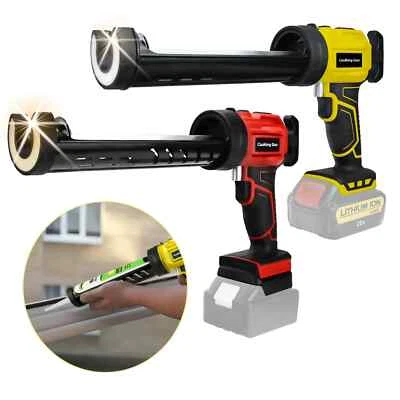 Brushless Caulking Gun Adhesive Seal Sealant Electric Cordless Glass Glue Gun