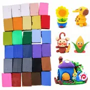 32/64PCS Polymer Clay Oven Modelling Moulding Toy and 11 Tools Kit