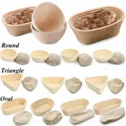 1x Round/Long/Oval Bread Proofing Basket Sourdough Dough Proving Basket