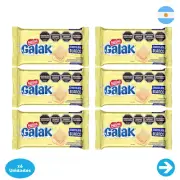 Nestle - Chocolate Blanco Galak - 80 Gr X6 Unidades