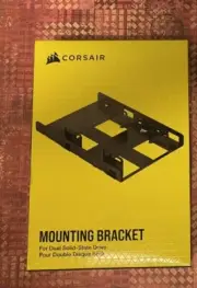 2.5 to 3.5 Mounting Adapter Bracket SSD Dual Dock Solid State Drive Holder Tray