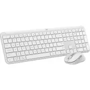 Logitech MK950 Slim Wireless Keyboard and Mouse Combo (Off White)